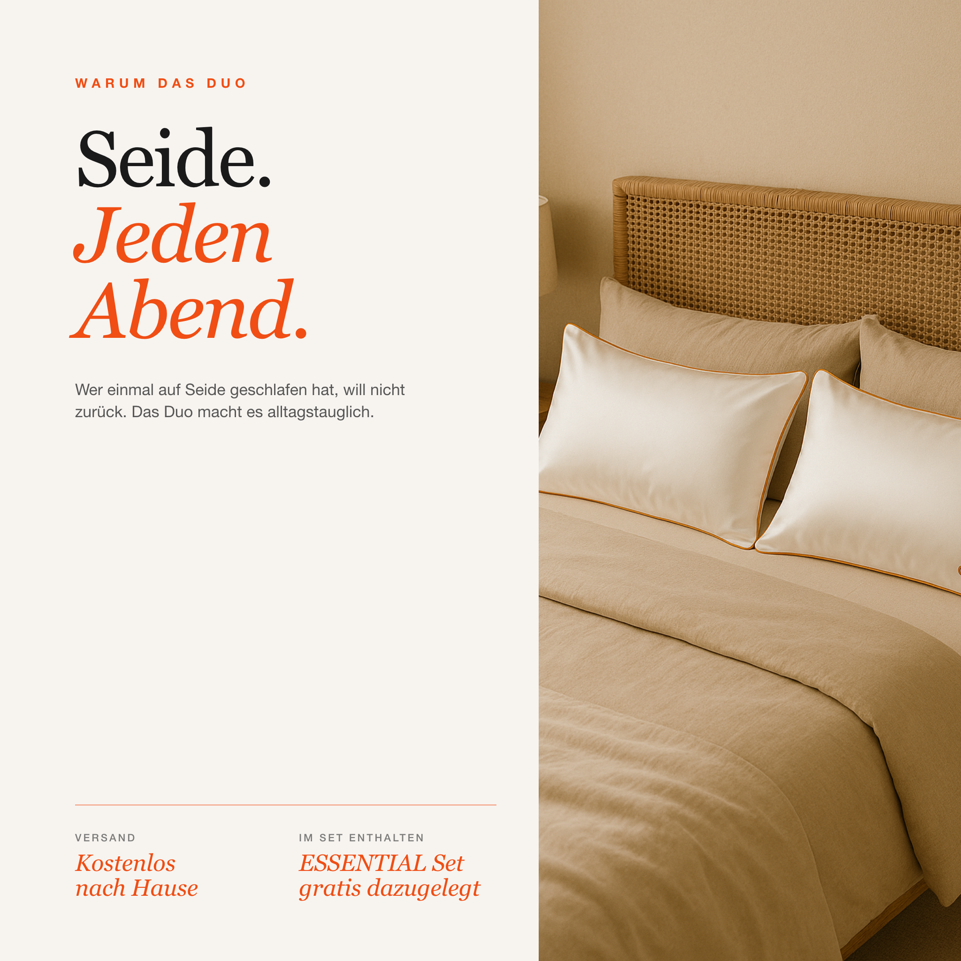 ohsilk Pillowcase Duo — für Rotation oder zwei Personen